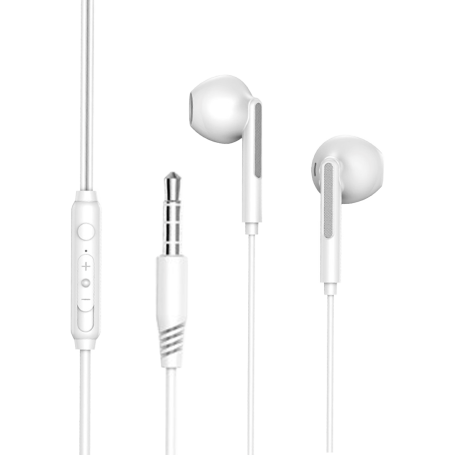 Écouteurs Stéréo XSSIVE Jack 3.5mm XSS-EP11 – Blanc