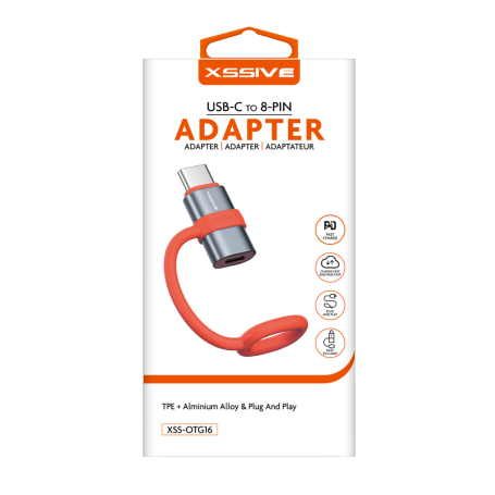 XSSIVE OTG Adapter USB-C/Lightning XSS-OTG16