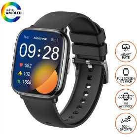 Montre Connectée XSSIVE XSS-SW9B Noir - Écran HD AMOLED | Technologie Avancée et Élégance