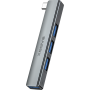 Adaptateur 4-en-1 Hub USB/USB-C XSSIVE XSS-HUB11C
