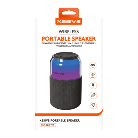 Enceinte Portable Bluetooth XSSIVE XSS-BSP19B - Noir