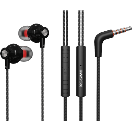 Écouteurs Stéréo Jack 3.5mm XSSIVE XSS-EP23 – Noir