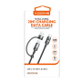 Câble de Charge 2-en-1 USB-C/USB-C et USB-A 1,2m XSSIVE XSS-CCA-1.2M - Noir