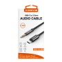 Câble Tressé USB-C/Jack 3.5mm 1,2m XSSIVE XSS-C3.5BR – Noir
