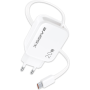 XSSIVE 20W Fast Charger + Retractable USB-C Cable XSS-AC78C – White