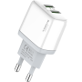 XSSIVE Dual USB Travel Charger 2.1A XSS-AC54 - White