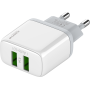 XSSIVE Dual USB Travel Charger 2.1A XSS-AC54 - White