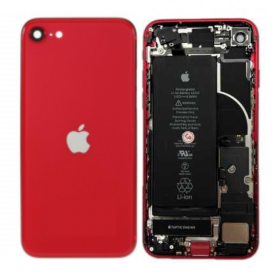 Chassis Complet iPhone SE 2020 Rouge avec Connecteur de Charge et Batterie Origine Grade A