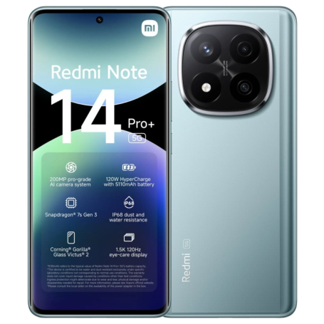 Xiaomi Redmi Note 14 Pro+ 5G 256 Go Bleu - Neuf