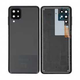 Rear Window Samsung Galaxy A12 A125F Black Original Disassembled Grade B - Affordable Replacement Part