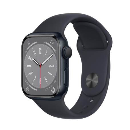 Montre Connectée Apple Watch Series 9 GPS 45mm Midnight Aluminium avec bracelet - Grade AB