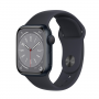 Montre Connectée Apple Watch Series 8 GPS 41mm Midnight Aluminium avec bracelet - Grade A