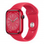 Montre Connectée Apple Watch Series 8 Cellular 45mm Aluminium Rouge avec bracelet - Grade A