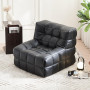 Canapé Paresseux en TPE pour 1 Personne - Assise Profonde, Style Scandinave - Noir
