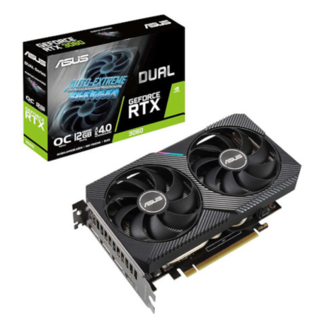 Carte Graphique Asus GeForce Dual RTX 3060 O12G - Gaming intense avec performances ultimes