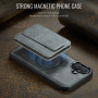 Portefeuille En Cuir Avec RFID Et Support - Compatible Les Coques Avec Magsafe