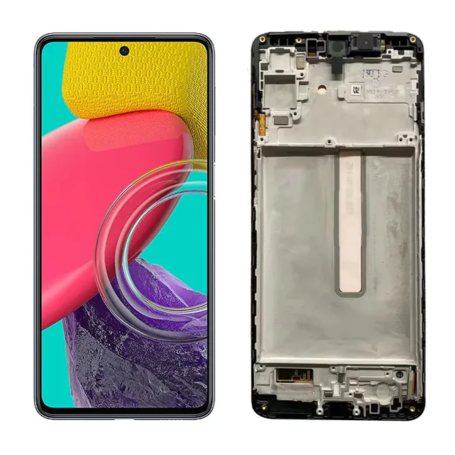 Samsung Galaxy M53 5G Screen Black + Chassis OLED Replacement - High-Quality Display Repair