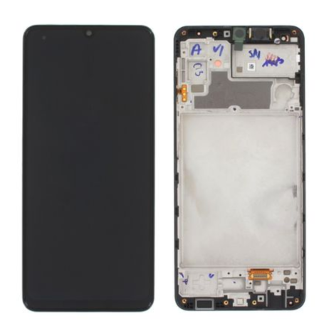 Samsung Galaxy M32 5G Black Screen + Chassis OLED Replacement - High-Quality Repair Parts