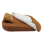 2-in-1 Folding Sofa Bed – Ultra-Soft Memory Foam – Brown