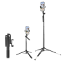 R1L Selfie Support Smartphone with Built-In Lighting 1.7 M - Black