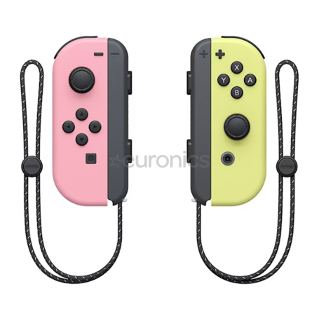 Pair of Nintendo Switch Joy-Con Controllers Pastel Pink / Pastel Yellow