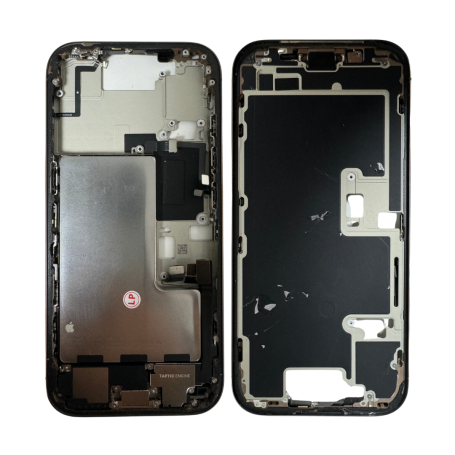 iPhone 16 Pro Max Back Frame with Battery Titanium White Grade A eSIM US Original Disassembled