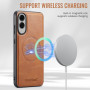 Coque De Protection En Cuir Avec MagSafe Pour Samsung - Élégance et Sécurité Maximales