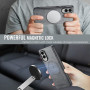 Coque De Protection En Cuir Avec MagSafe Pour Samsung - Élégance et Sécurité Maximales