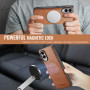 Coque De Protection En Cuir Avec MagSafe Pour Samsung - Élégance et Sécurité Maximales
