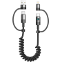 Charging Cable 1.5M 4 in 1 with screen XSSIVE XSS-BRSC-4IN1