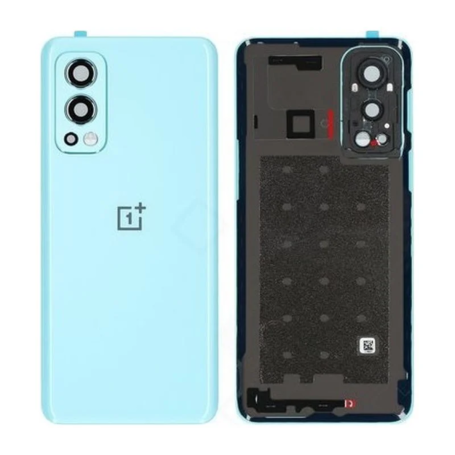 Vitre Arrière One Plus Nord 2 5G Bleu Originale - Grade AB - Pièce Détachée de Remplacement