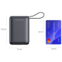 XSSIVE XSS-PB46 20000mAh Power Bank – Dual Built-in USB-C & Lightning Cables