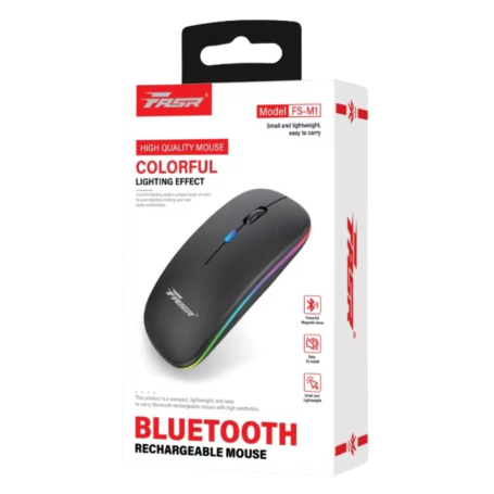Souris sans Fil Rechargeable Clic silencieux et durable FASR FS-M1 - Noir