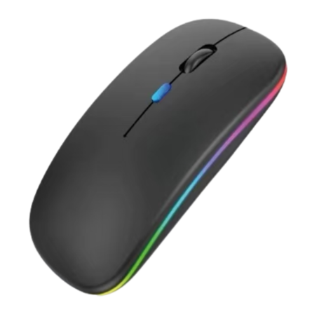 FASR FS-M1 Cordless Rechargeable Click Mouse - Black