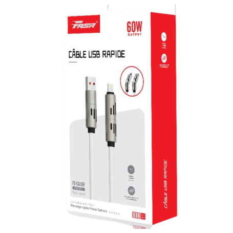 FASR USB / Lightning 4 in 1 cable FS-CA15P - 1M