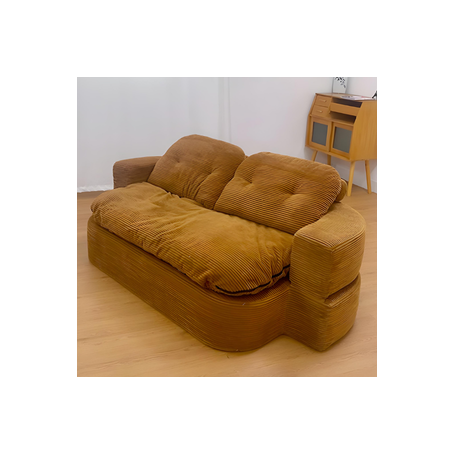 2-in-1 Folding Sofa Bed – Ultra-Soft Memory Foam – Brown