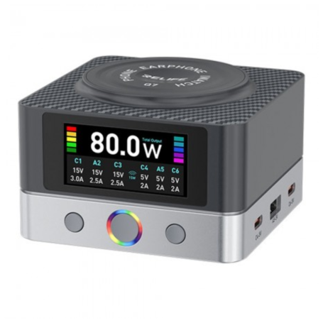 Chargeur Multiple Intelligent 6 Ports RELIFE Q7 - Performance et Rapidité Optimisées