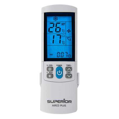 Télécommande Universelle Climatiseur Lumineux Airco Plus Superior SUPCU001