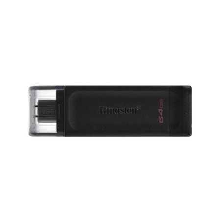 Clé USB Kingston DataTraveler 70 USB-C 3.2 DT70/256GB - Noir (Origine)