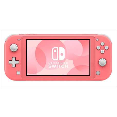 Switch Lite Nintendo Coral Console + Animal Crossing + NSO 12 Month Subscription