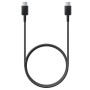 Câble Type-C / Type-C Samsung EP-DA705BBEGWW - 1M - Noir - Retail Box (Origine)