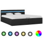 Hydraulic Storage Bed Frame (No Mattress) - 160x200 cm