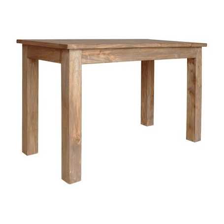 Table à manger bois d'acajou massif vidaXL - 120x60x77 cm: élégance et qualité pour votre salle à manger !
