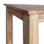 Table à manger bois d'acajou massif vidaXL - 120x60x77 cm: élégance et qualité pour votre salle à manger !