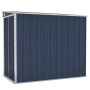 vidaXL Anthracite Wall-Mounted Garden Shed - 118x194x178 cm Steel