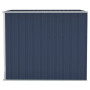 vidaXL Anthracite Wall-Mounted Garden Shed - 118x194x178 cm Steel