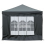 Méta-titre : Tente de Réception Pliable 3x6 m avec Parois Noir - vidaXL | Idéale pour Événements Extérieurs