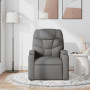 "Méga-Confort : Fauteuil de Massage Inclinable vidaXL en Tissu Gris Foncé - Relaxation Ultime"