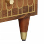 vidaXL Solid Mango Wood Sideboard - 60x33x100 cm