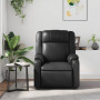 "Méga confort avec Fauteuil de Massage Inclinable Noir en Similicuir - vidaXL"
